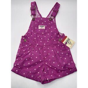 Oshkosh‎ B’Gosh Shortalls Girls Toddler Size 2t Pink Polkadot